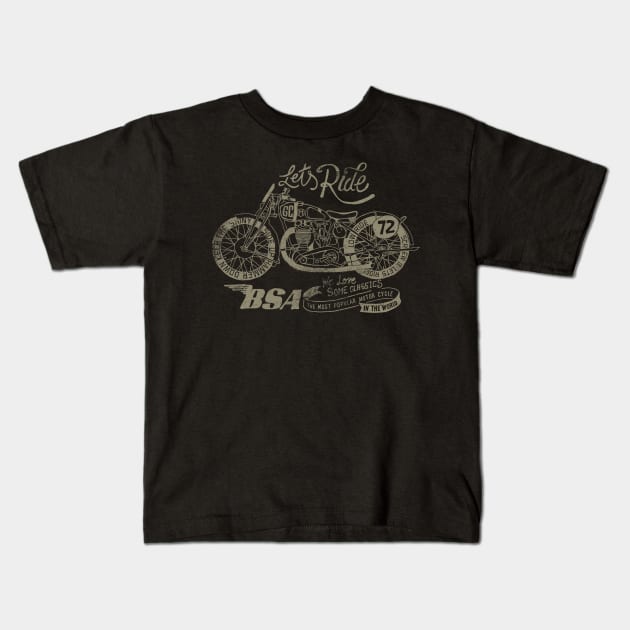 LET'S RIDE Kids T-Shirt by KUMAWAY